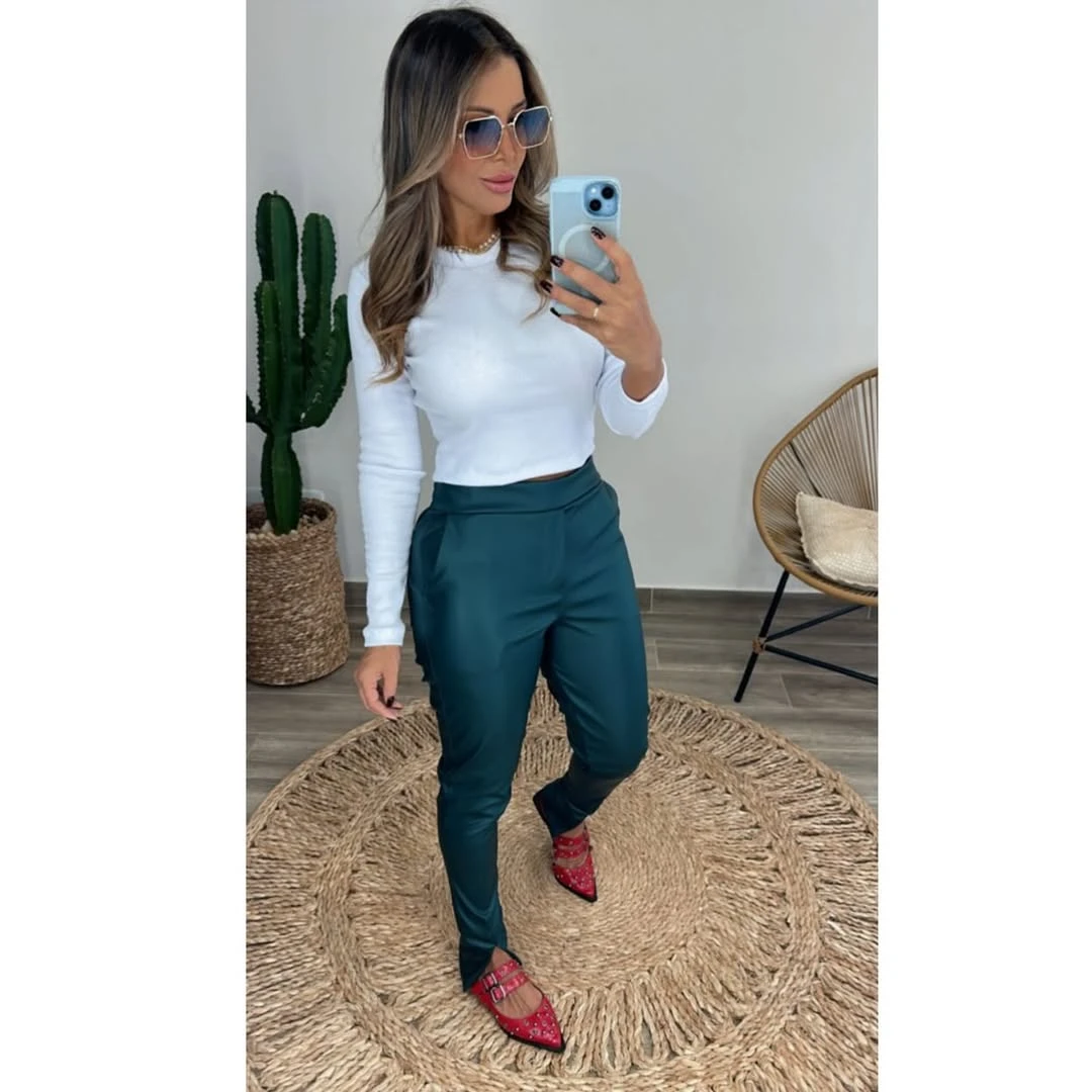 Calça Jogguer Courino Punho Fenda