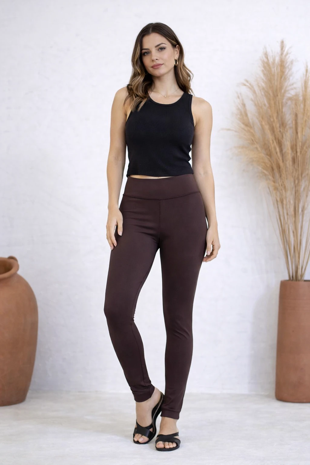 Calça Legging Cintura Alta