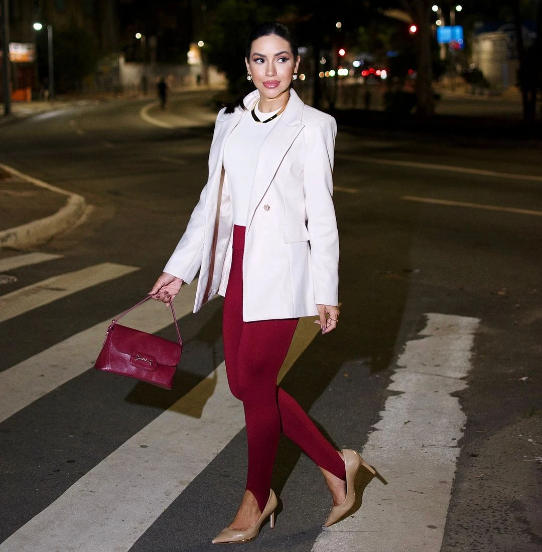 Calça Legging com Pézinho 