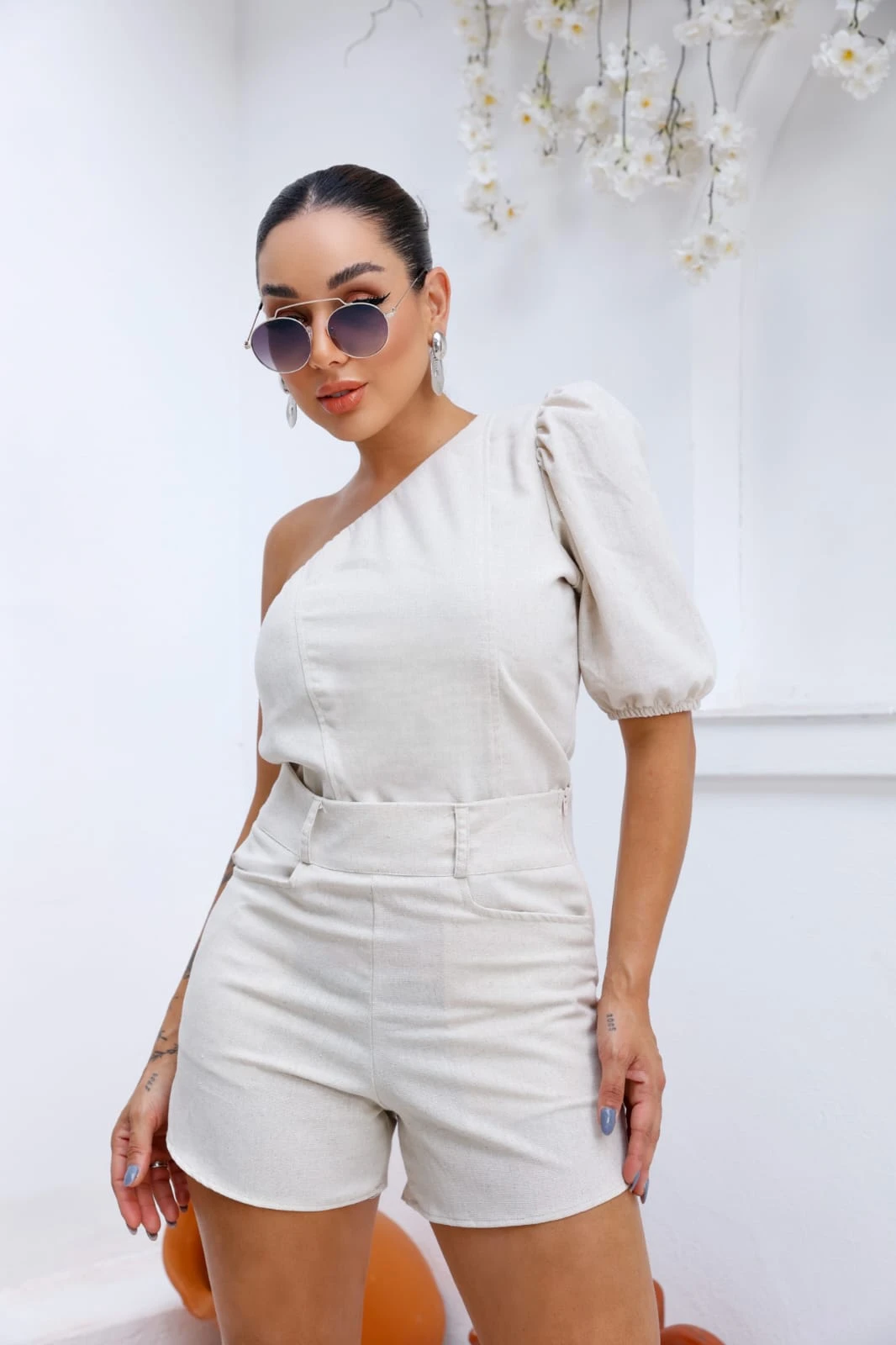 Conjunto Alfaiataria Ombro Único