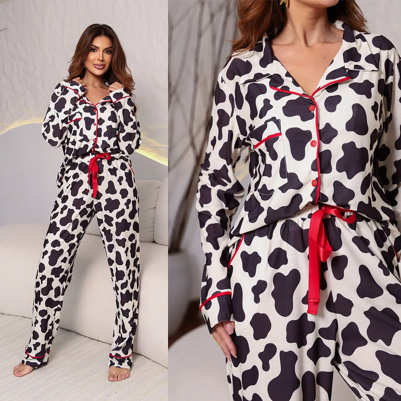 Pijama Viés Animal Print