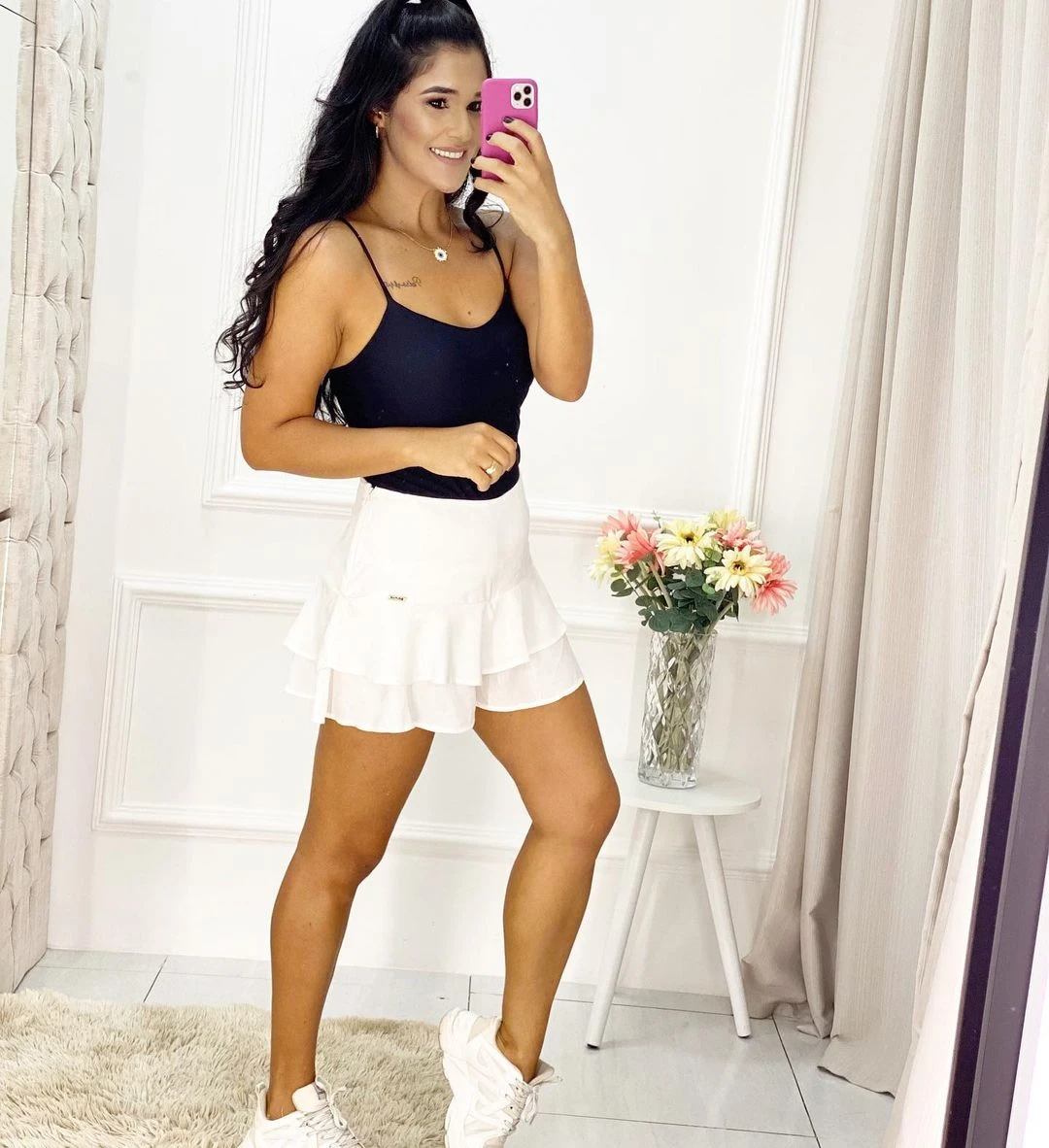 Short Saia com Babados 